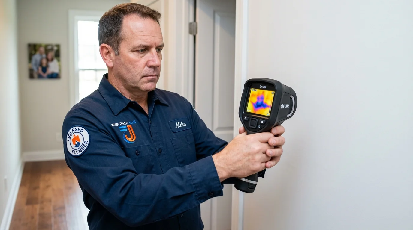 Thermal imaging leak detection by Johns Plumbing LLC in Kearney